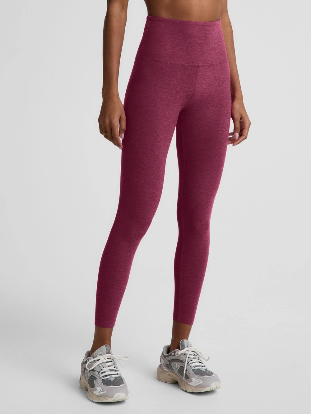 Spacedye™ Caught In The Midi High Waisted Legging Beyond Yoga Burgundy NWT